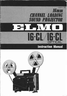 Elmo CL 16 manual. Camera Instructions.